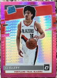 2020-21 Donruss Optic CJ ELLEBY RC Pink Prism #195 🔥 - Picture 1 of 2