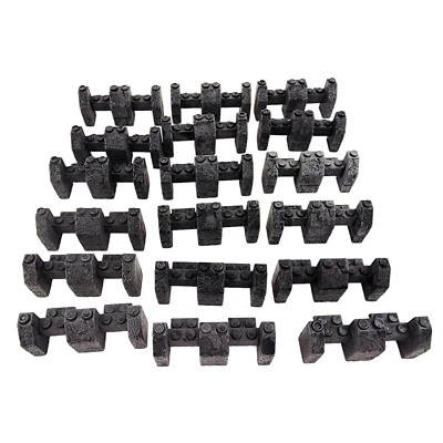 Mega Bloks Dragons Krystal Wars Castle  Stone Wall Replacement 15 Pieces - Image 1 of 4