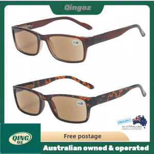 Mens Women Magnifying Eyeglasses Sunglasses Tinted Fashion Reading Glasses - Bild 1 von 11