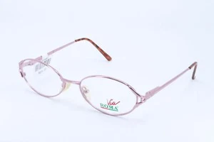 Via Roma VR524 Rosa Oval Damen Vollrand 50-15-135 Brille Brillengestell - Bild 1 von 6