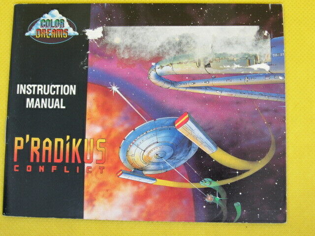 P'radikus Conflict NES         **MANUAL** ONLY