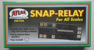 HO N Scale Snap-Relay Atlas Model Railroad #200 - Image 1 of 2