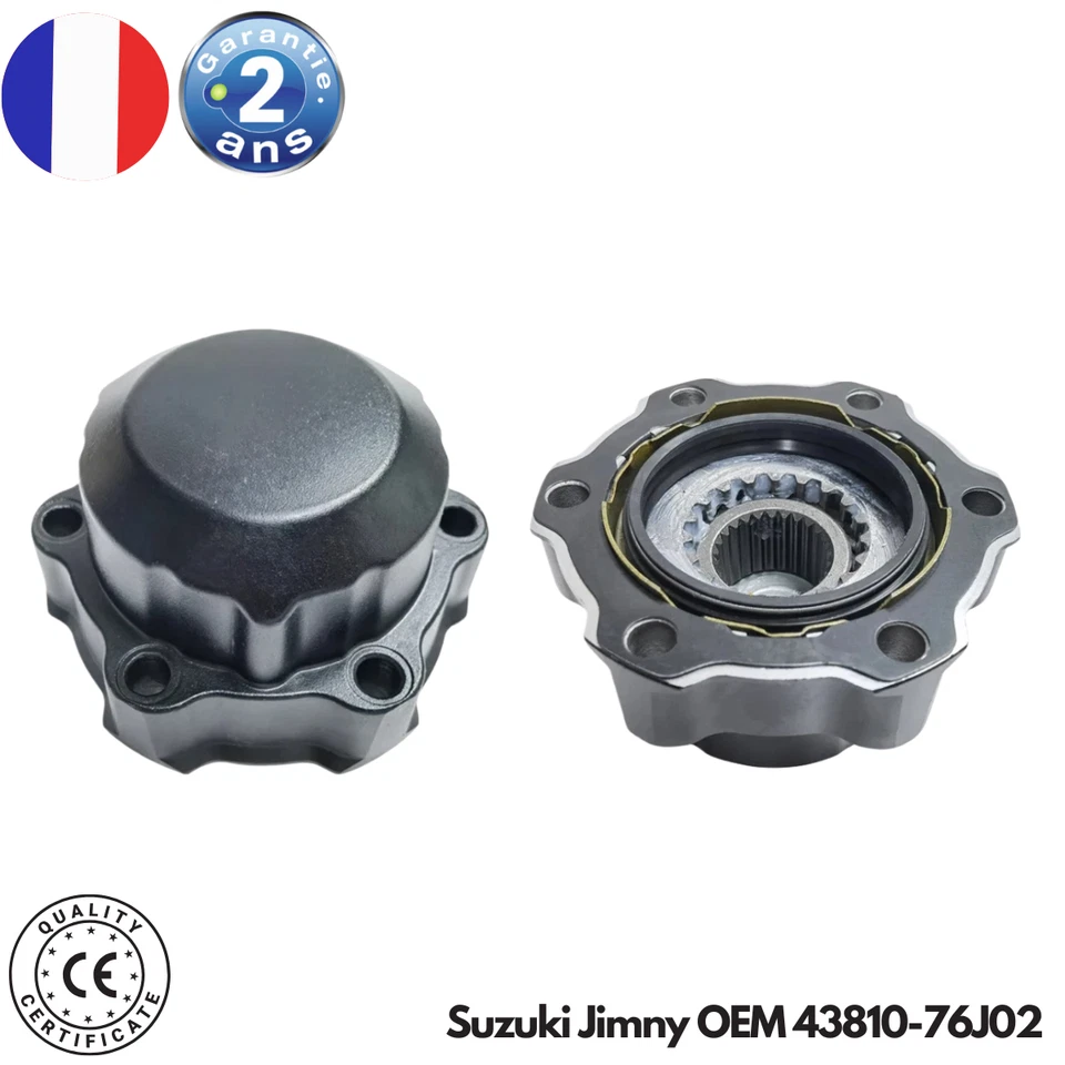 2x Moyeux de Verrouillage de Roue Avant Pour Suzuki Jimny Neuf 26 Splines NEUF - Photo 1/4
