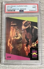 1991 Pro Set SuperStars Musicards U.K. #150 ZZ TOP Rock Guitarist PSA 9 MINT G2