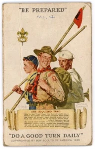 VTG 1939 BOY SCOUTS OF AMERICA Membership CARD Official BSA Certificate - Picture 1 of 4