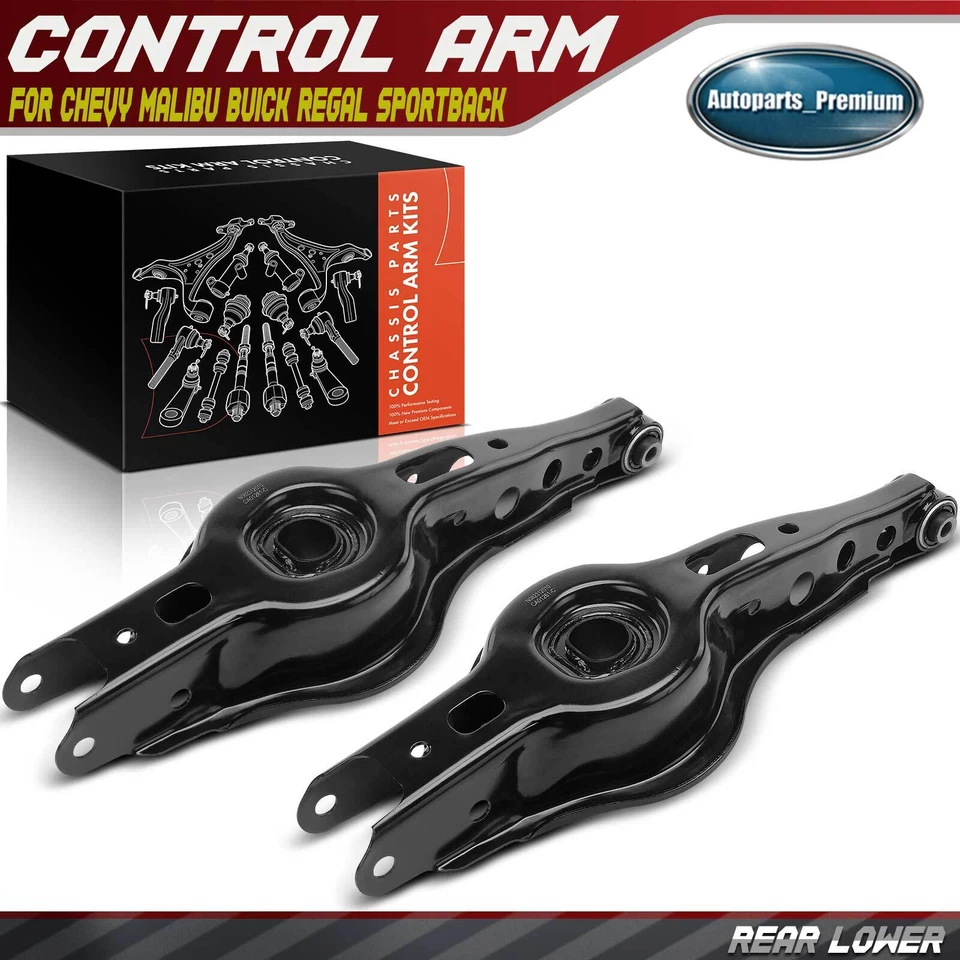 2x Brazo de control inferior trasero para Chevy Malibu 16-23 Buick Regal Sportback 2018-2020 Foto 1 de 4