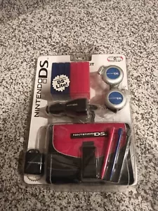 NEW OFFICIAL NINTENDO DS LITE STARTER KIT CARYING CASE HEADPHONES CHARGER STYLUS - Picture 1 of 2