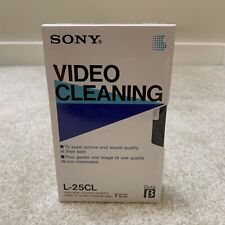 Sony Video Head Cleaning Cassette Tape L-25CL Brand New Beta 7 Meters