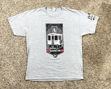 Chicago White Sox Grey Short Sleeve T Shirt Size XL 35th CTA MLB Comiskey Park