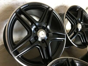 orig. AMG Felgen Schwarz 8,5 + 9 x 18 Mercedes W212 S212 W207 W204 W211 W205 - Bild 1 von 6