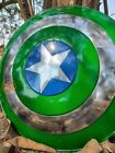 Christmas Gift Captain America Green Shield Metal Prop Replica - Marvel Avengers