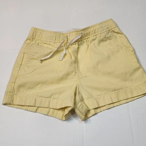 Crewcuts Factory girls size 8 yellow cotton shorts - Picture 1 of 7