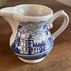 Broadhurst Holyrood Royal Silver Jubilee 1977 Vintage Blue White Small Milk Jug