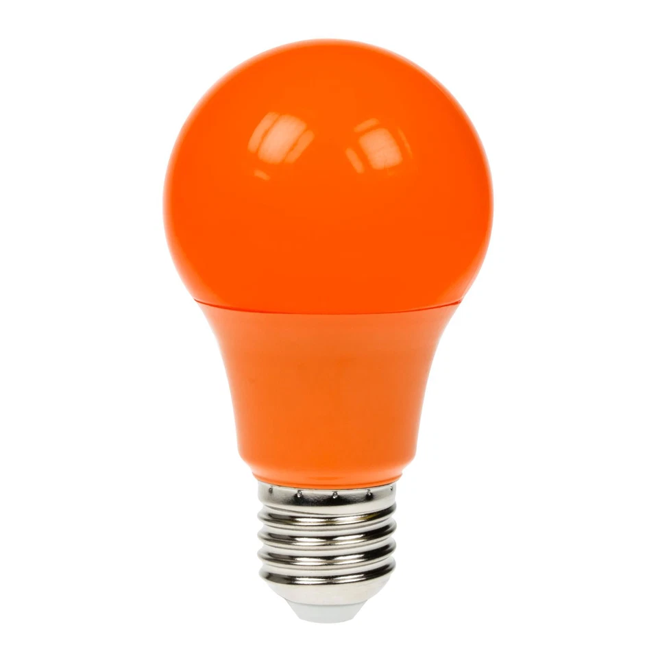 Prolite 6W Dimmable LED Polycarbonate GLS Lamp, ES Orange - Image 1 of 1