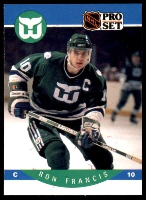 1990-91 Pro Set Ron Francis #105 - Image 1 of 2