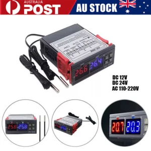 Digital 12V-220V STC-3008 Temperature Controller Temp Sensor Thermostat Control - Picture 1 of 15
