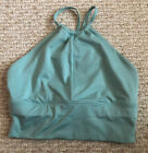 Jo+Jax New York Premium Dance & Activewear Small Adult 2-4 Cropped Turquoise Top