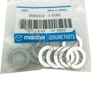 10pcs Oil Drain Plug Gasket Seal 14mm for Mazda 3 Sport Miata CX5 RX-8 - Picture 1 of 2
