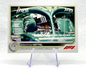 Sebastian Vettel 2022 Topps Yellow #11 Aston Martin Aramco Cognizant - Picture 1 of 2
