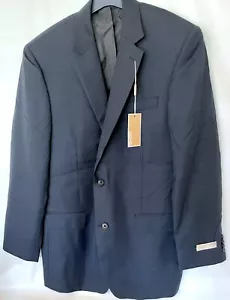 Michael Kors Classic Herren Blau Navy Anzug Jacke Mantel Gr. 42 Lang 35W KEVI2KZ - Bild 1 von 5