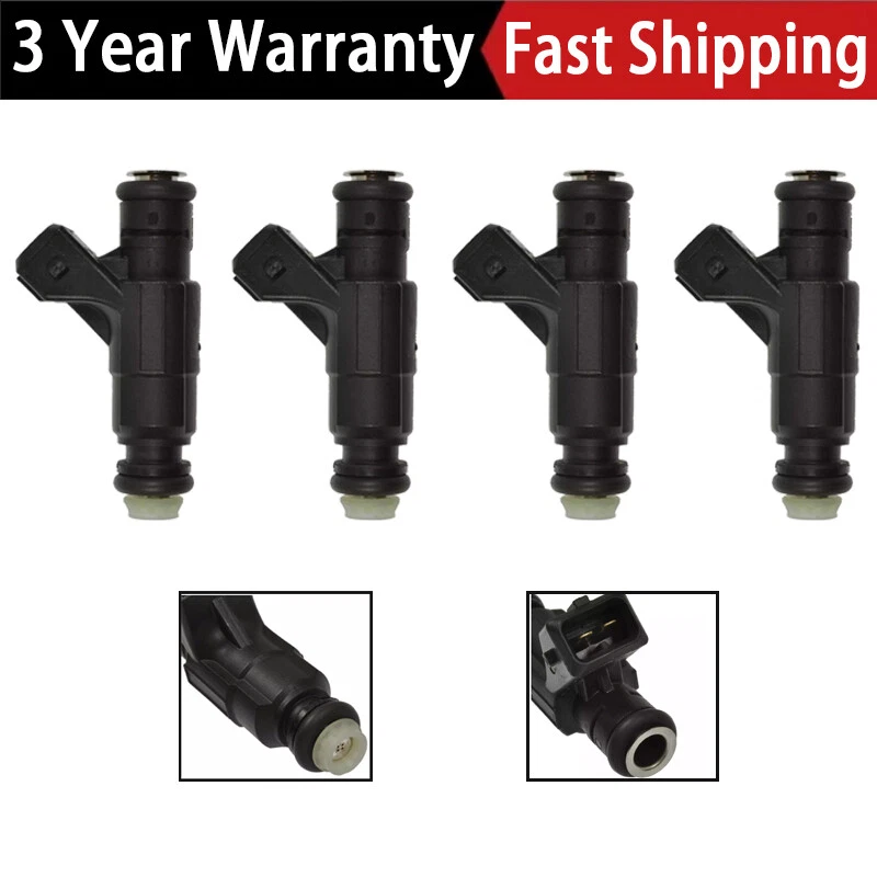 Inyector de combustible 4 piezas FJ889 para Volkswagen Jetta 2001-2005 1,8 L L L4 turboalimentado  Foto 1 de 4