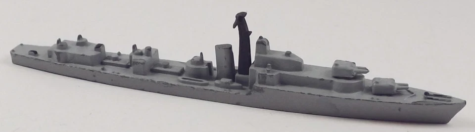Tri-ang Minic M779 British Destroyer Alamein 1948 (Gray) 1/1200 Scale Model Ship - Image 1 of 2