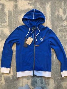 NWT Armani Jeans LOGO ITALY World Football Special Edition Slim Fit Hoodie  M - Picture 1 of 9