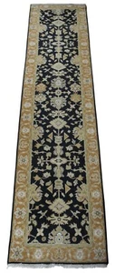 Vintage Kaleen India Wool Area Rug Runner Carpet 141" - Picture 1 of 12