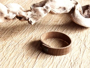 BRACCIALE VERA PELLE CUOIO ARTIGIANALE SU MISURA UOMO DONNA! rettile M - Foto 1 di 4