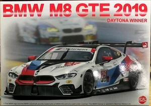 NUNU HOBBY MODEL 1:24 KIT AUTO - BMW M8 GTE 2019 DAYTONA WINNER ART PN24010 - Foto 1 di 1