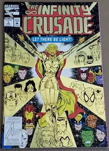 Infinity Crusade (Marvel-1993) #1-Foil Cover-Starlin/Lim-AVENGERS/X-MEN - Picture 1 of 1