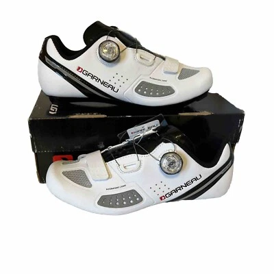 Zapatos de ciclismo Louis Garneau Platinum II para hombre blancos EE. UU. 6 UE 39 Foto 1 de 4