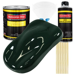 Restoration Shop British Racing Green Acrylic Enamel Gallon Kit, Auto Paint - Picture 1 of 5