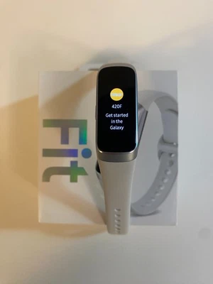 Rastreador de actividad Samsung Galaxy Fit - Correa blanca SM-R370 Foto 1 de 4