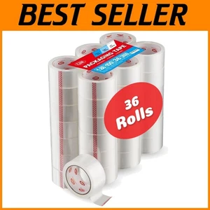 Heavy Duty Packaging Tape 36 Pack - 1.88" x 100 Yards - Picture 1 of 8