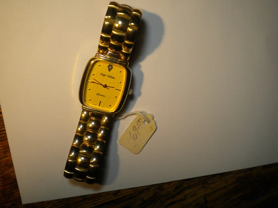 RELOJ PULSERA SERGIO VALENTE VINTAGE - FUNCIONANDO PARA HOMBRE - SIN USAR Foto 1 de 4