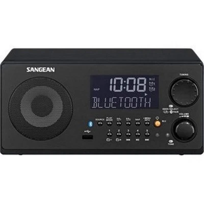 WR-22BK Digital Radio, AM/FM with Bluetooth, USB, Black - Image 1 of 4
