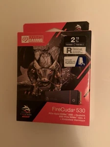 Seagate FireCuda 530R 2TB SSD – M.2 2280, PCIe 4.0 x4, Gen4 NVMe, High-Speed - Picture 1 of 3