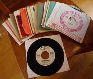 Set of 28 Classic Rock 45s RARE 70s PROMOs All Playable Great Titles - Picture 1 of 8