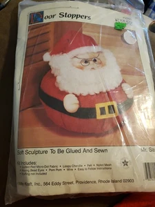 Hobby Kraft Vintage Christmas Door Stopper Kit Mr. Santa Sealed - Picture 1 of 2