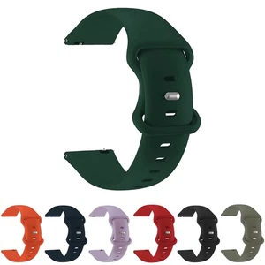 20 MM & 22 MM Replacement Silicone Pin & Tuck Smart Watch Band for Men & Women - Picture 1 of 58