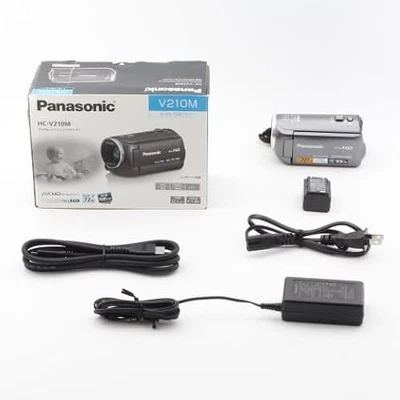 Panasonic HC-V210M Gray Full HD Camcorder Digital Video Camera w/Box - Image 1 of 4