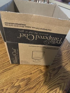 Pampered Chef Trifle Bowl #2832 Glasschale & Ständer mit Kunststoffdeckel in Boxen NEU - Bild 1 von 4