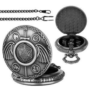 7PCS Tiny DND Dice Metal Polyhedral Die Dungeons & Dragons RPG Game with Case - Picture 1 of 15