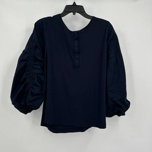 Chicos Damen Statement Top Größe 3 US XL Ballonärmel Avantgarde künstlerisch - Bild 1 von 7