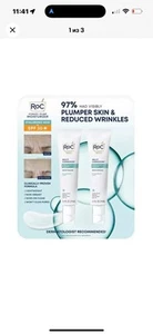 Roc Hydrate & Plump Moisturizer with SPF 30, 2.5 Fluid Ounce (Pack of 2) - Picture 1 of 4