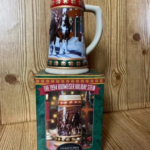 1994 Budweiser Holiday Stein - Picture 1 of 3