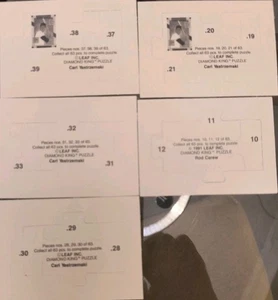 leaf Diamond King Pieces 10 11 12 19 20 21 28 29 30 Carl Yastrzemski - Picture 1 of 2