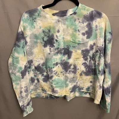 Sudadera corta True Craft Tie Dye para mujer talla S multicolor hippie divertida cómoda Foto 1 de 4