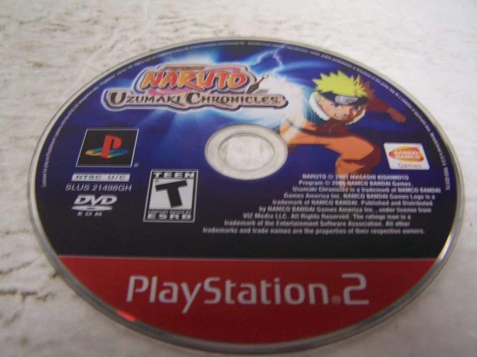 Naruto: Uzumaki Chronicles (PS2, 2006) Disc Only - Image 1 of 1